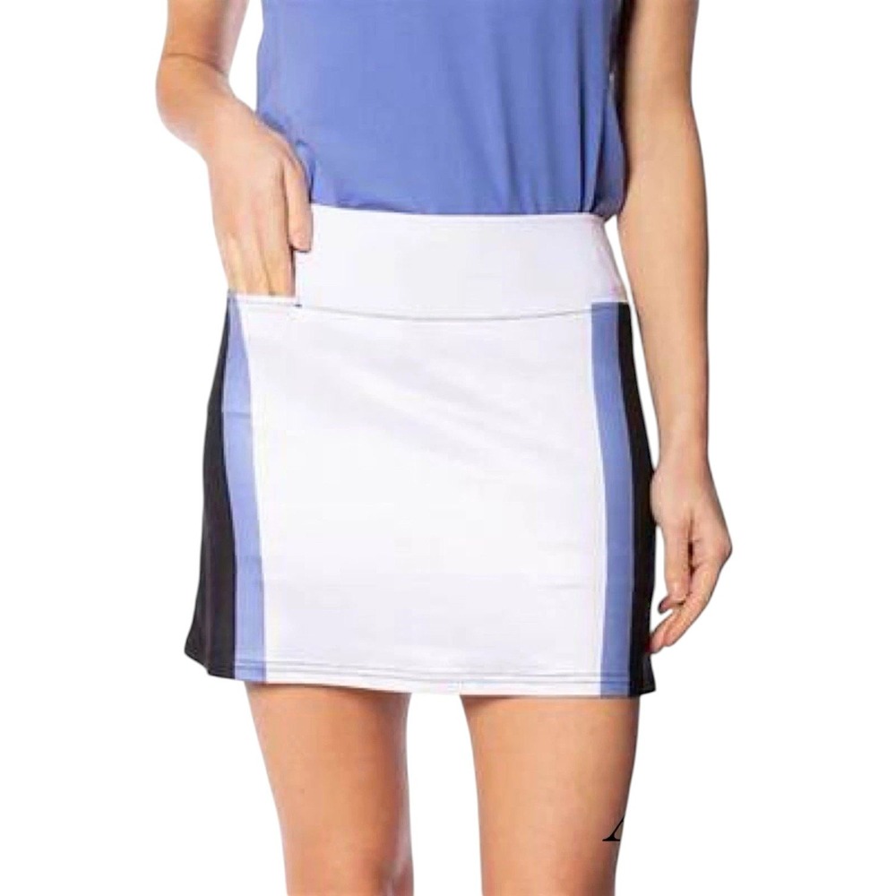 Golftini Skort Womens XS White Black Stability-Short Golf Tennis Pickleball READ